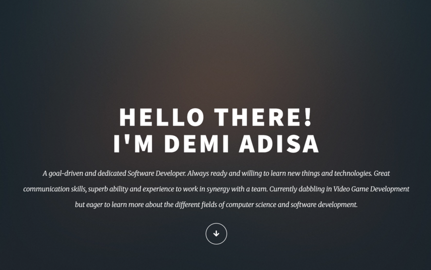 Screenshot of Project 3